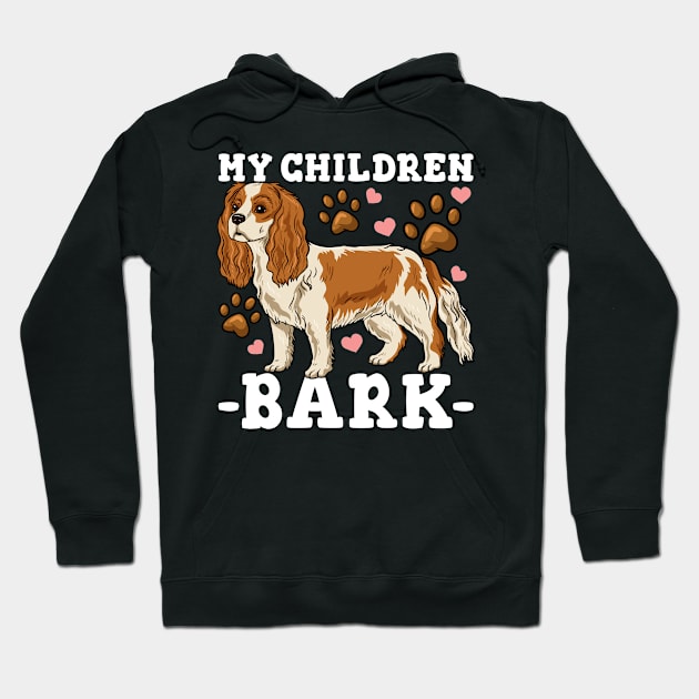 Cavalier King Charles Dog Mom Dog Dad Hoodie by KAWAIITEE